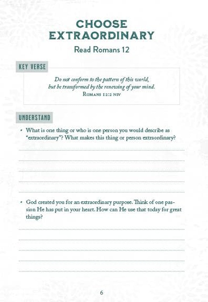 5-Minute Bible Study Journal for Women: Morning Reflections in God's Word