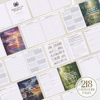 Transform Your Faith Journey with Our Beautiful Bible Study Guide Journals for Women - Complete with Tabs, Highlighters, and Thoughtful Prompts for Daily Devotion and Reflection in Elegant Beige Linen