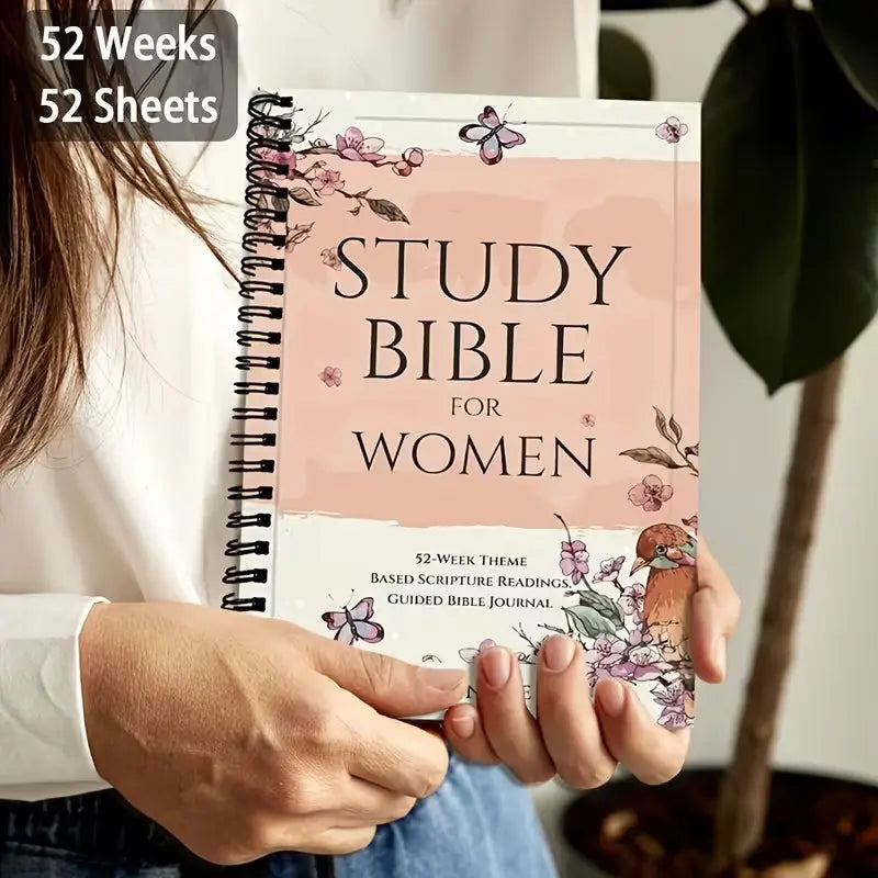 Bible Set Include Bible Quotes Spiral Coil Devotional Notebook, Guided Bible Journal, Bible Study Journal, Pen and Tabs, Perfect Religious Gift for Church and Personal Use, Ideal Daily Supplies for Friends and Family, Paper Gifts #GLOBAL PICKS