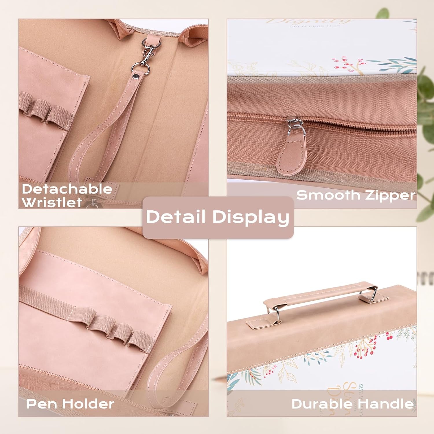 24 Pcs Leather Bible Covers Kit, Study Supplie Case with Bible Tabs, Bookmarks, Pens, Large Bible Cover Case Church Bible Holder Mothers Day Christian Gifts for Mom Women